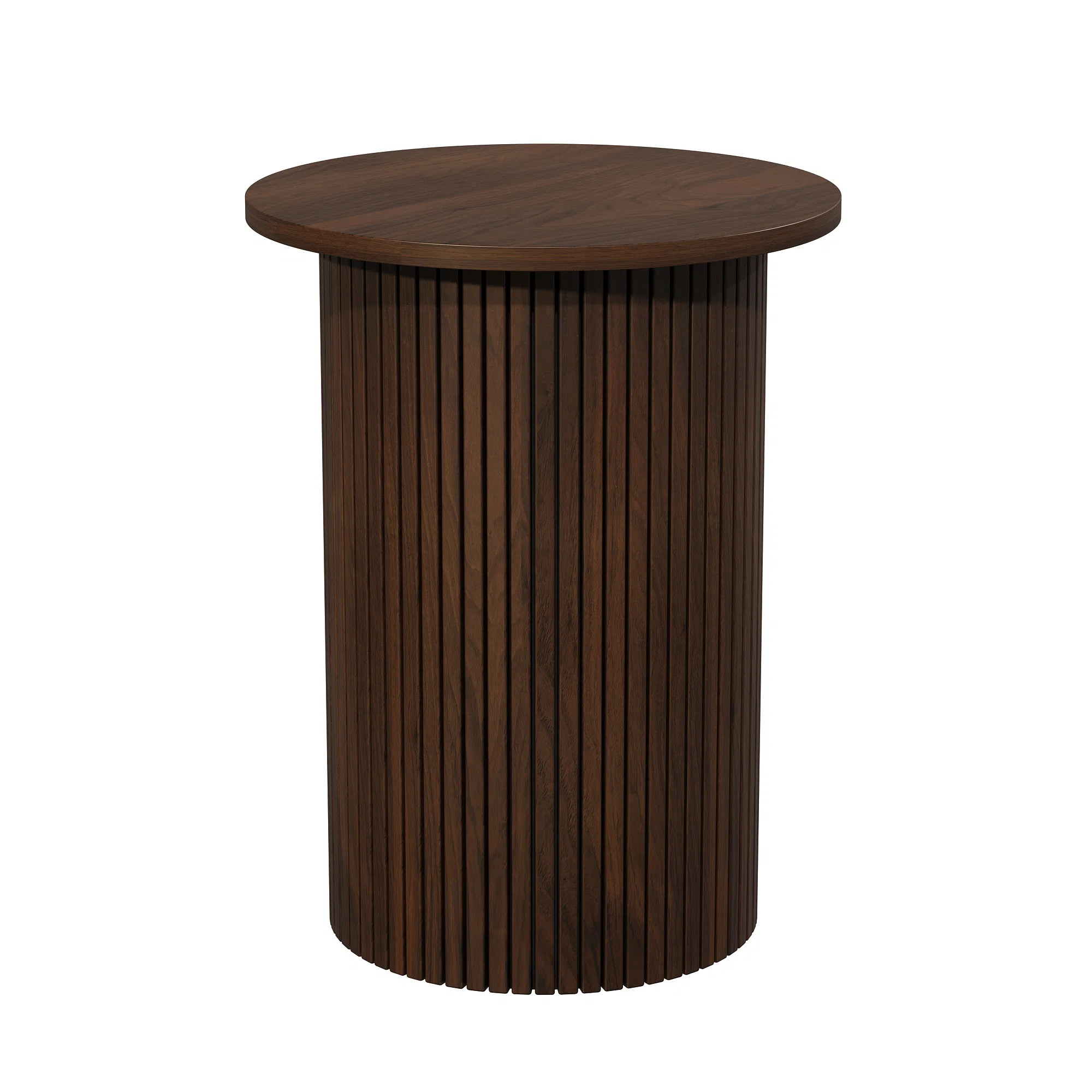 Eversole 22.6" Fluted Pedestal Side Table | Wayfair North America