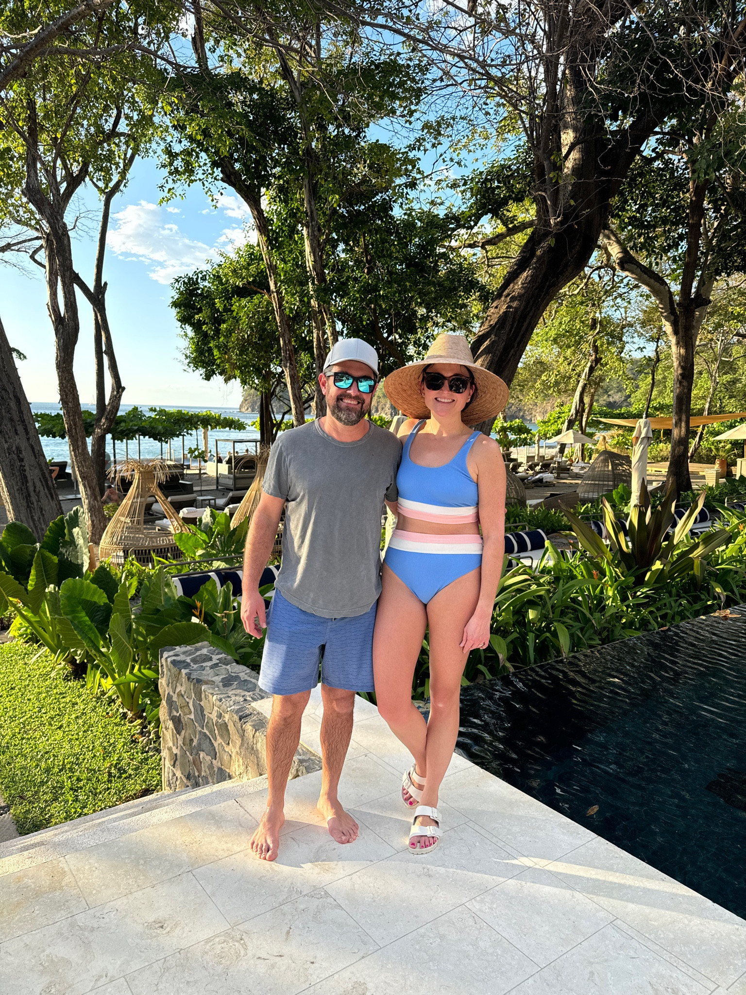 Linking my Beach Riot suit from Free People here. It’s so flattering and I love the colors. Fit is tts (I’m wearing a M in both pieces). My hat is from Your Stylist Says (recommend by Jammie Baker).

#LTKTravel #LTKSwim #LTKSeasonal