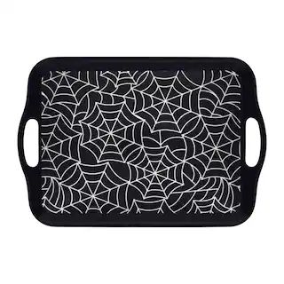 16.5" Black Spider Web Tray by Celebrate It™ | Michaels | Michaels Stores