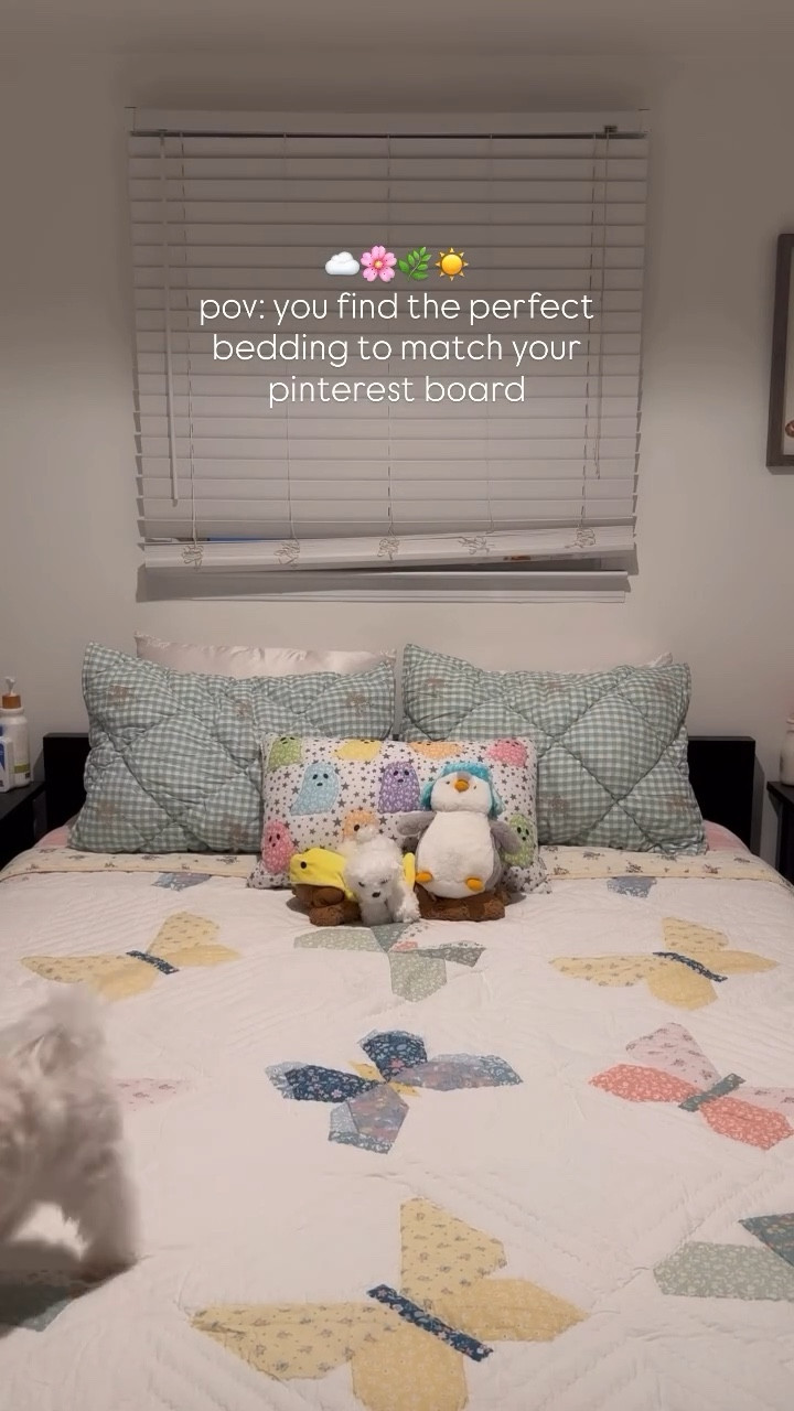 pastel dreams straight from my mood board 🫶🏻🌿

my comforter, quilt, and embroidered pillow cases are from the @potterybarn outlet so I can’t link those, but definitely check your area for a store! 

my ghost pillow is @homegoods (last year) and my pillowcases are from @blissybrand ☁️

-

#potterybarnkids #potterybarn #potterybarnoutlet #potterybarnteen #pinterestaesthetic #pinterestgirl #pinterestinspired #bedding #moodboardaesthetic #romanticizinglife #cozyhomevibes #homegoods

#LTKHome #LTKKids #LTKFamily