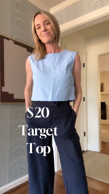 Grab this in all the colors! $20 perfection for all the skirts / high waisted pants for spring. Love the button details on the back and the perfect cropped length. In my tts ( small ) 