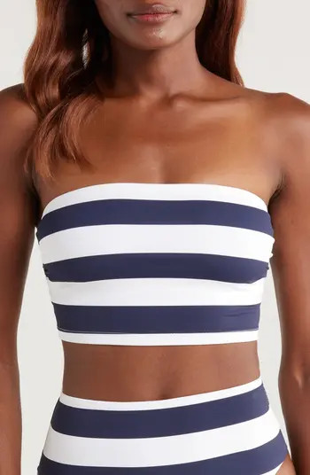 BONDI BORN Stella Stripe Strapless Bikini Top | Nordstrom | Nordstrom