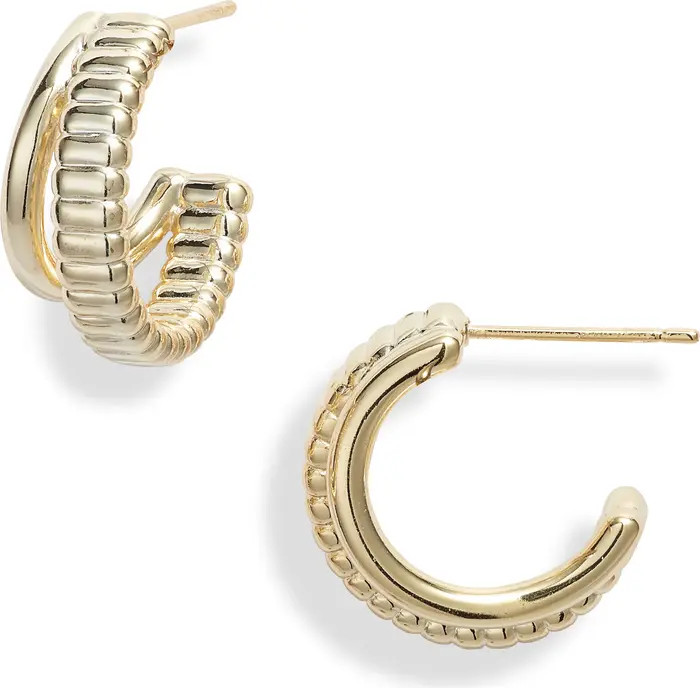 Layne Double Huggie Hoop Earrings | Nordstrom