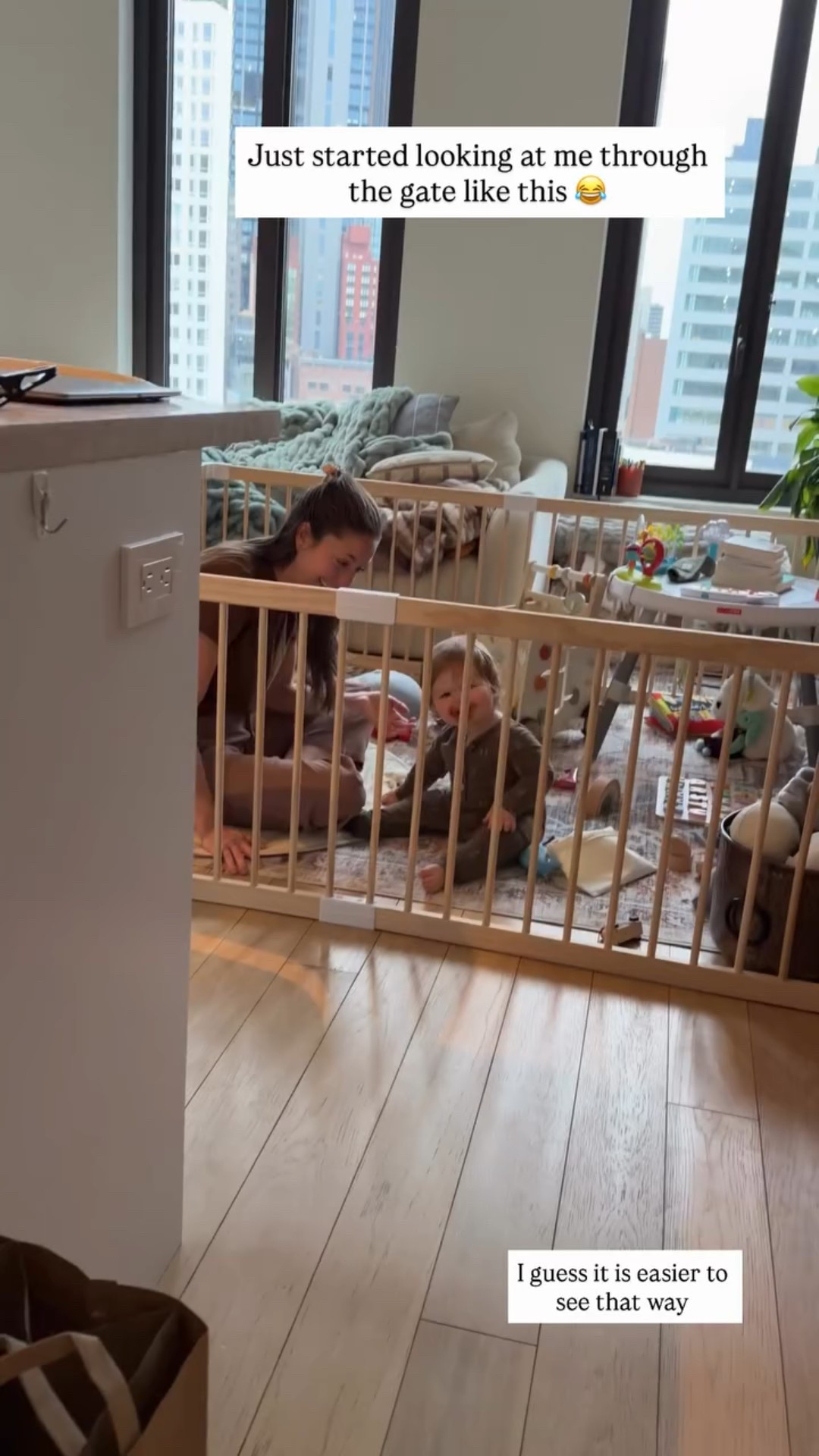 Love our Harppa baby gate! Keeps Shelton safe while playing but also isn’t an eyesore! And once again Mebie baby hits it out of the park! Love all their stuff! 
