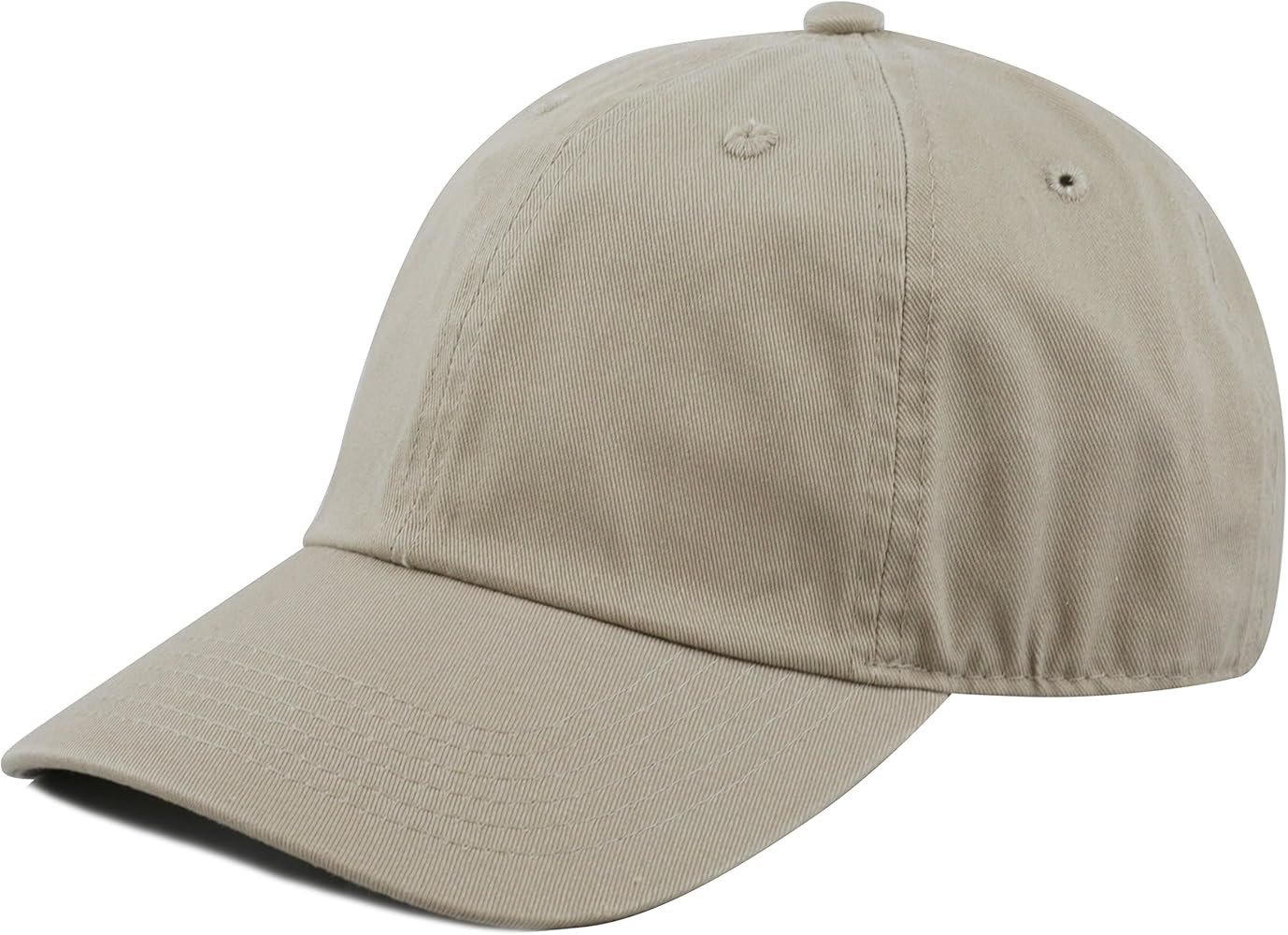 The Hat Depot Unisex Blank Washed Low Profile Cotton Dad Hat Baseball Cap | Amazon (US)
