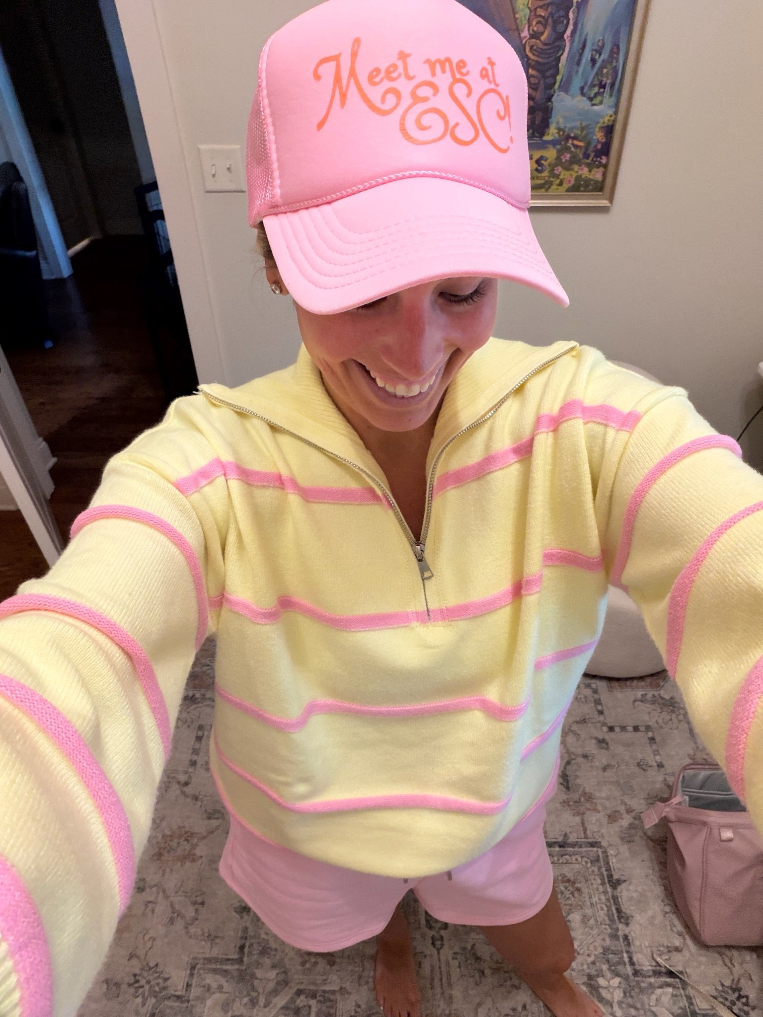 Pink lily favs! Use code BOBBI for a discount! Hat is from Easter shore center. I sized up to the medium in both for an oversized fit

#LTKActive #LTKSaleAlert #LTKootd