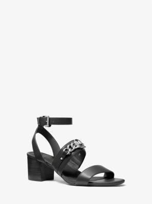 Roxane Flex Embellished Leather Sandal | Michael Kors US