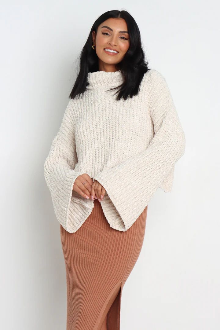 Lozzie Knit Sweater - Cream | Petal & Pup (US)