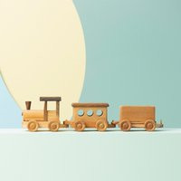 Train Toy Set, Wooden Personalized For Toddlers, Gift/Handmade | Etsy (US)