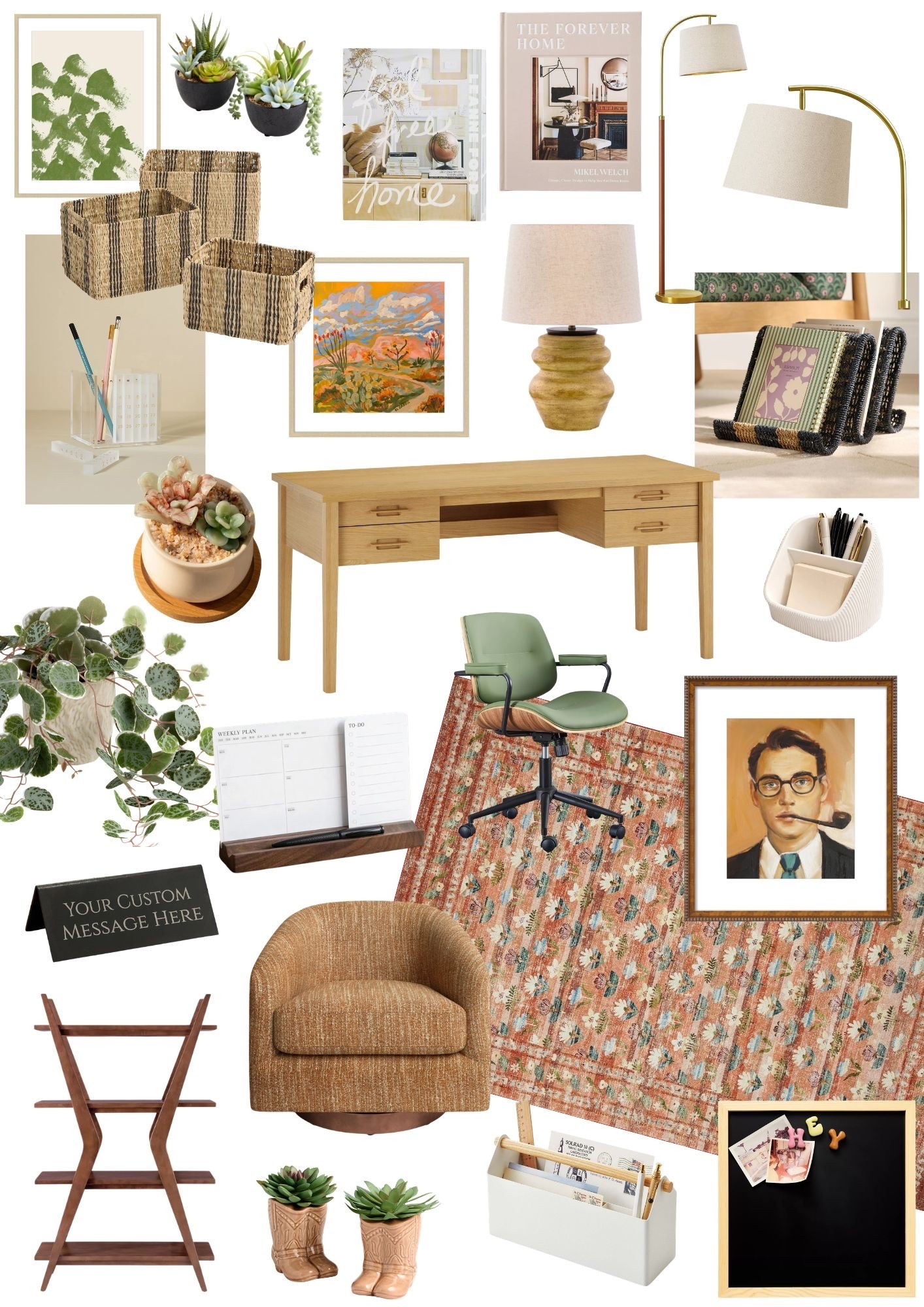 “Eclectic Cool Office” Mood Board!

#LTKHome