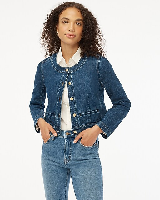 Petite denim lady jacket | J.Crew Factory