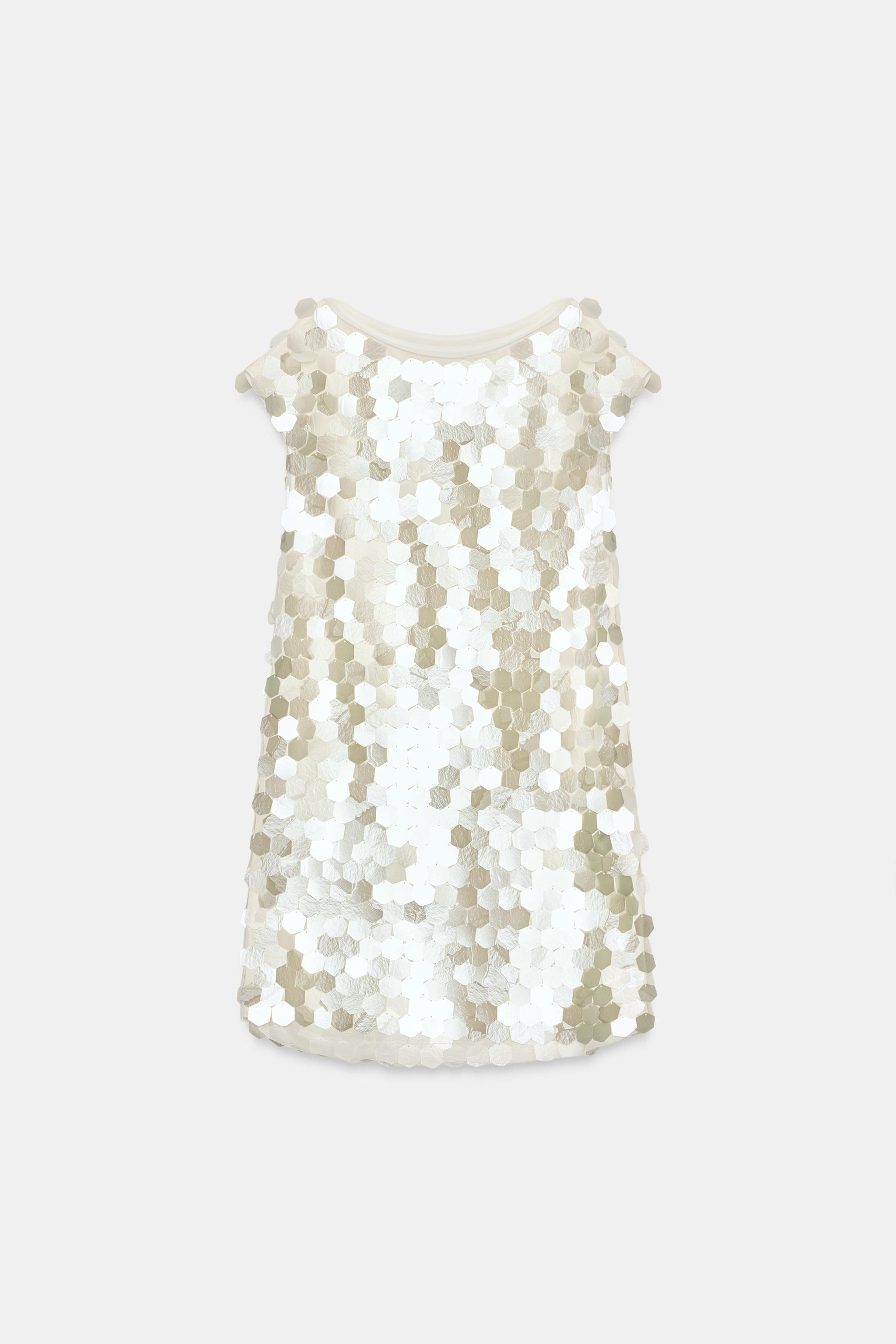 ZW COLLECTION SHORT SEQUINNED DRESS | Zara UK