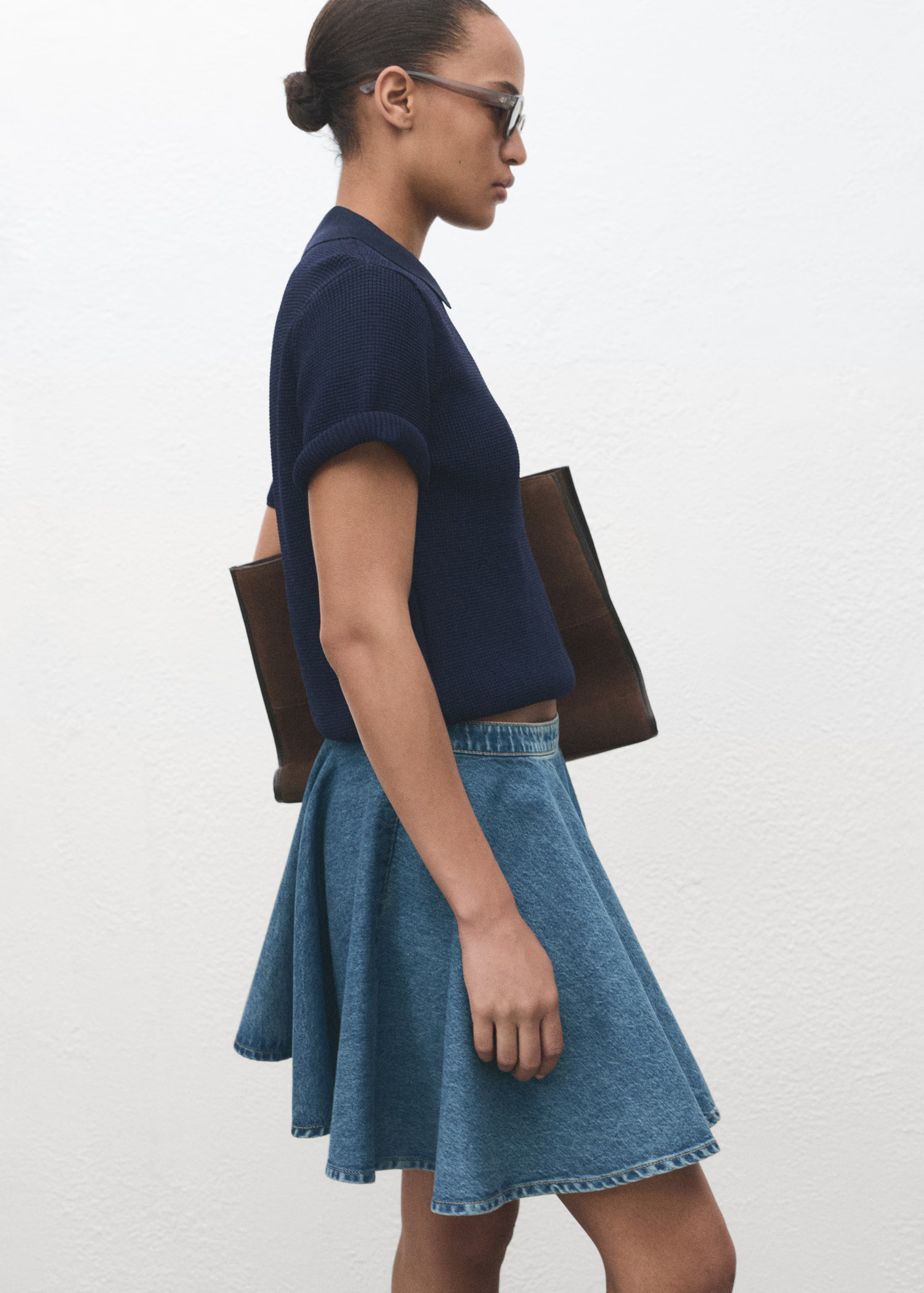 Korte spijkerrok - Dames | MANGO Nederland | Mango EU