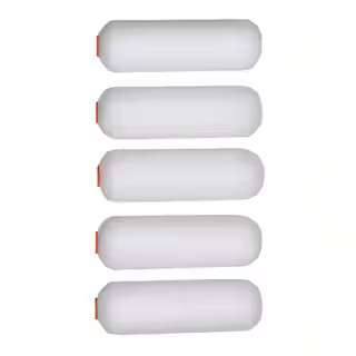 4 in. x 3/8 in. High-Density Foam Mini Paint Roller (5-Pack) | The Home Depot