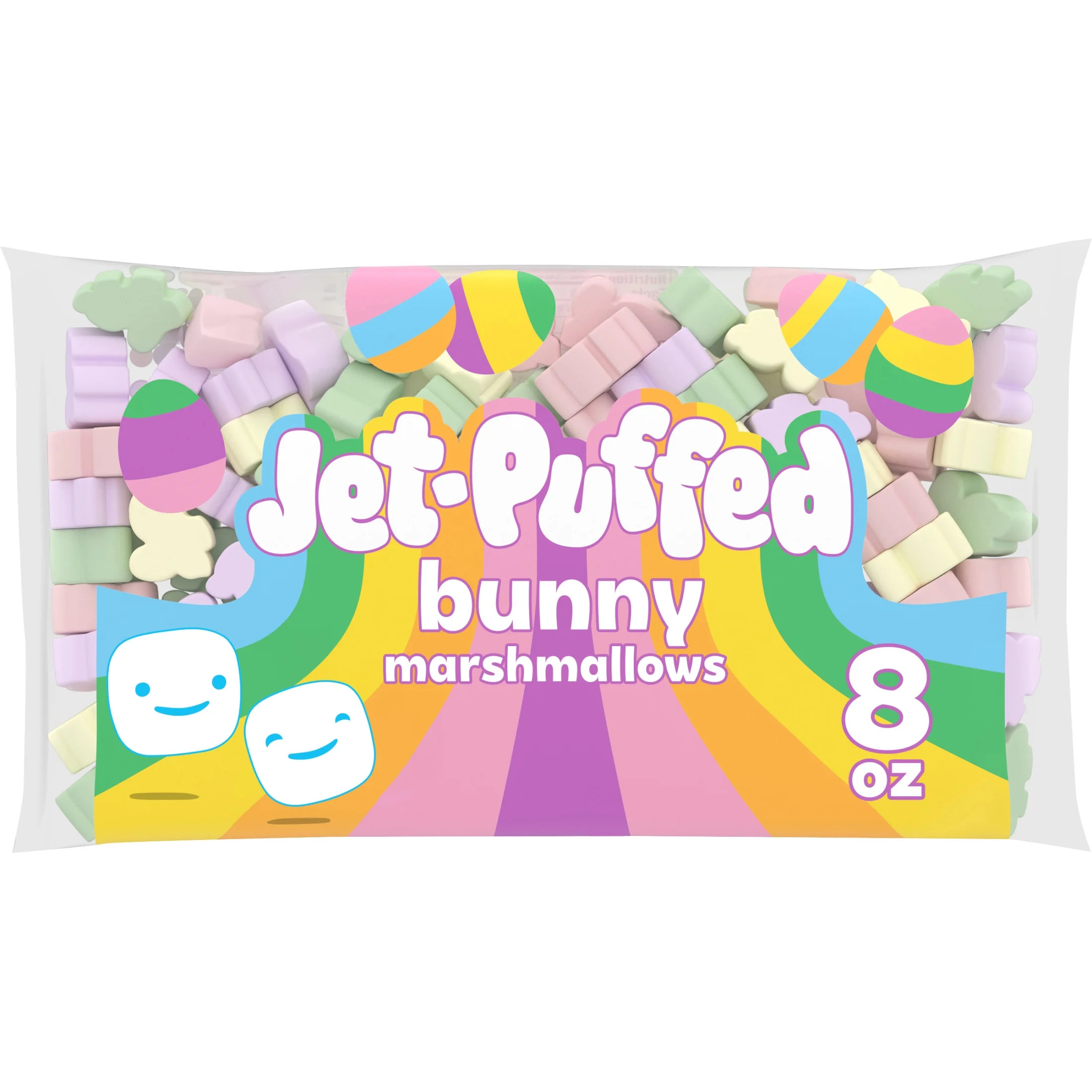 Jet-Puffed Bunny Shaped Marshmallows, 8 oz Bag | Walmart (US)