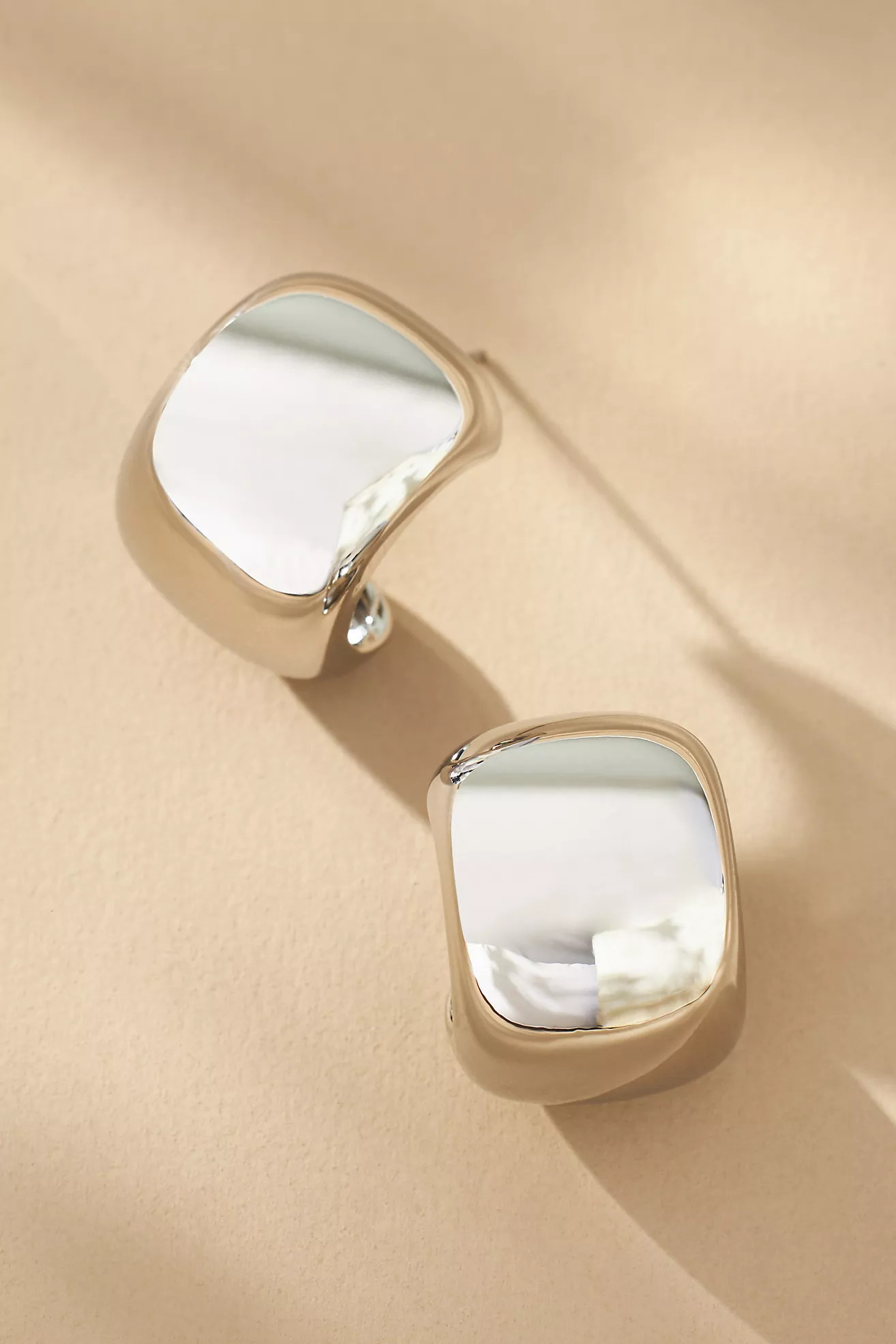 Thick Dome Hoop Earrings | Anthropologie (US)