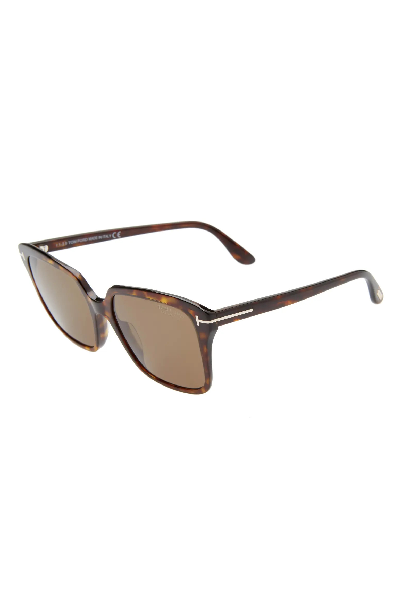 Faye 56mm Polarized Square Sunglasses | Nordstrom