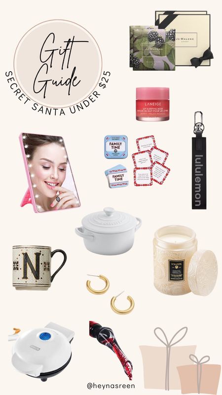 Gift guide: Secret Santa under $25 🎅 

#LTKHoliday #LTKSeasonal #LTKGiftGuide