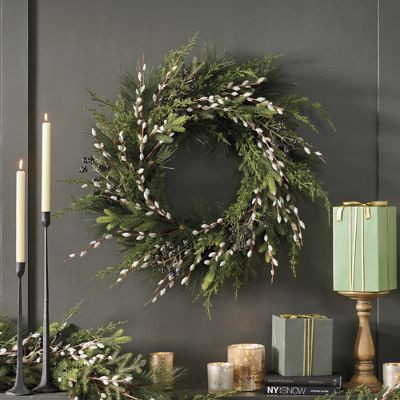 Winter Willow Wreath | Grandin Road | Grandin Road