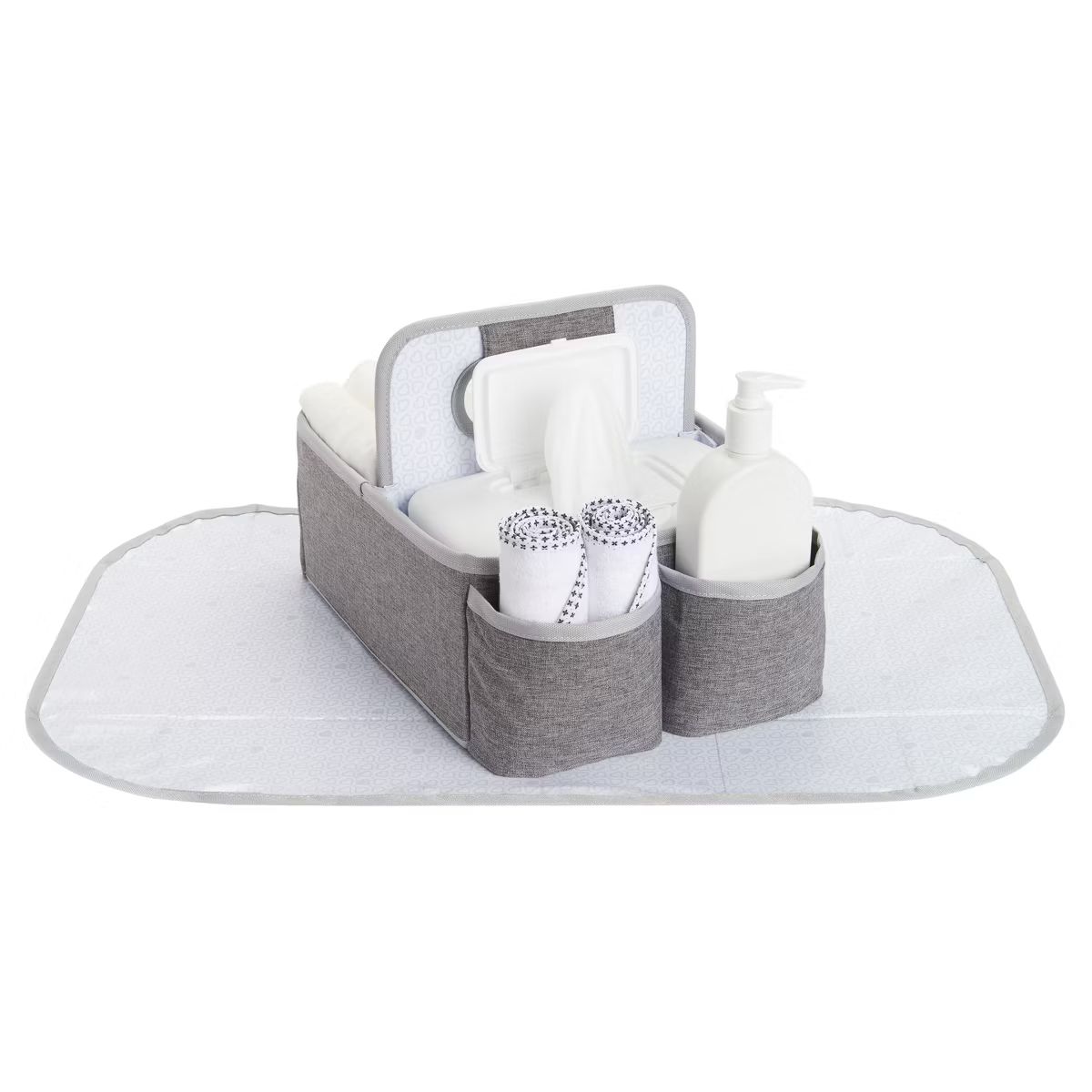 Munchkin Portable Diaper Caddy Organizer - Gray | Target