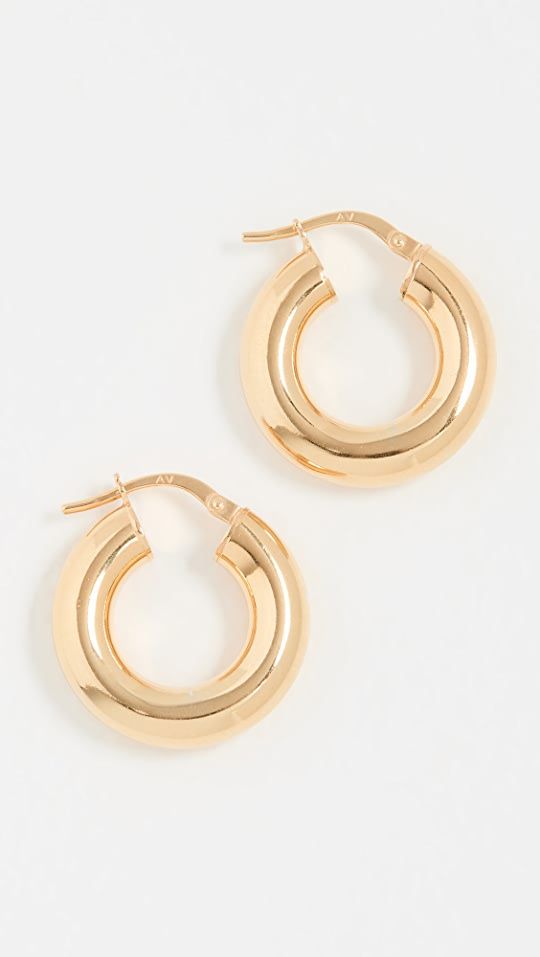 Chunky Tube Hoops | Shopbop