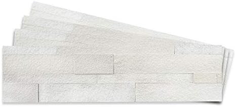 Tic Tac Tiles Peel and Stick Self Adhesive Removable Stick On Kitchen Backsplash Bathroom 3D Ston... | Amazon (US)