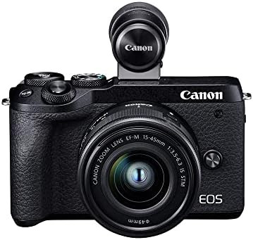 Canon EOS M6 Mark II Mirrorless Camera for Vlogging + 15-45mm Lens, CMOS, APS-C Sensor, Dual Pixe... | Amazon (US)
