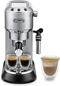 De'Longhi Dedica Style, Traditional Pump Espresso Machine, Coffee and Cappuccino Maker, EC685M, S... | Amazon (UK)