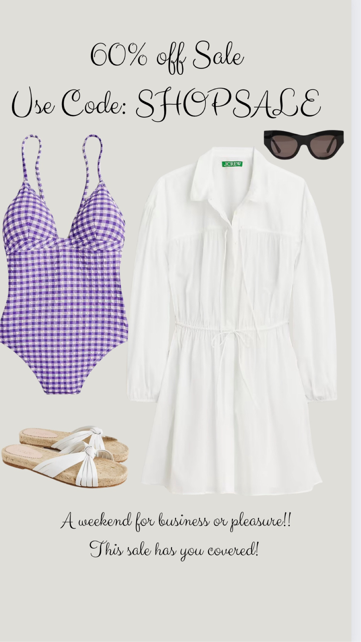 Use code: SHOPSALE for an extra 60% off!!  

#LTKmidsize #LTKsalealert #LTKfindsunder50