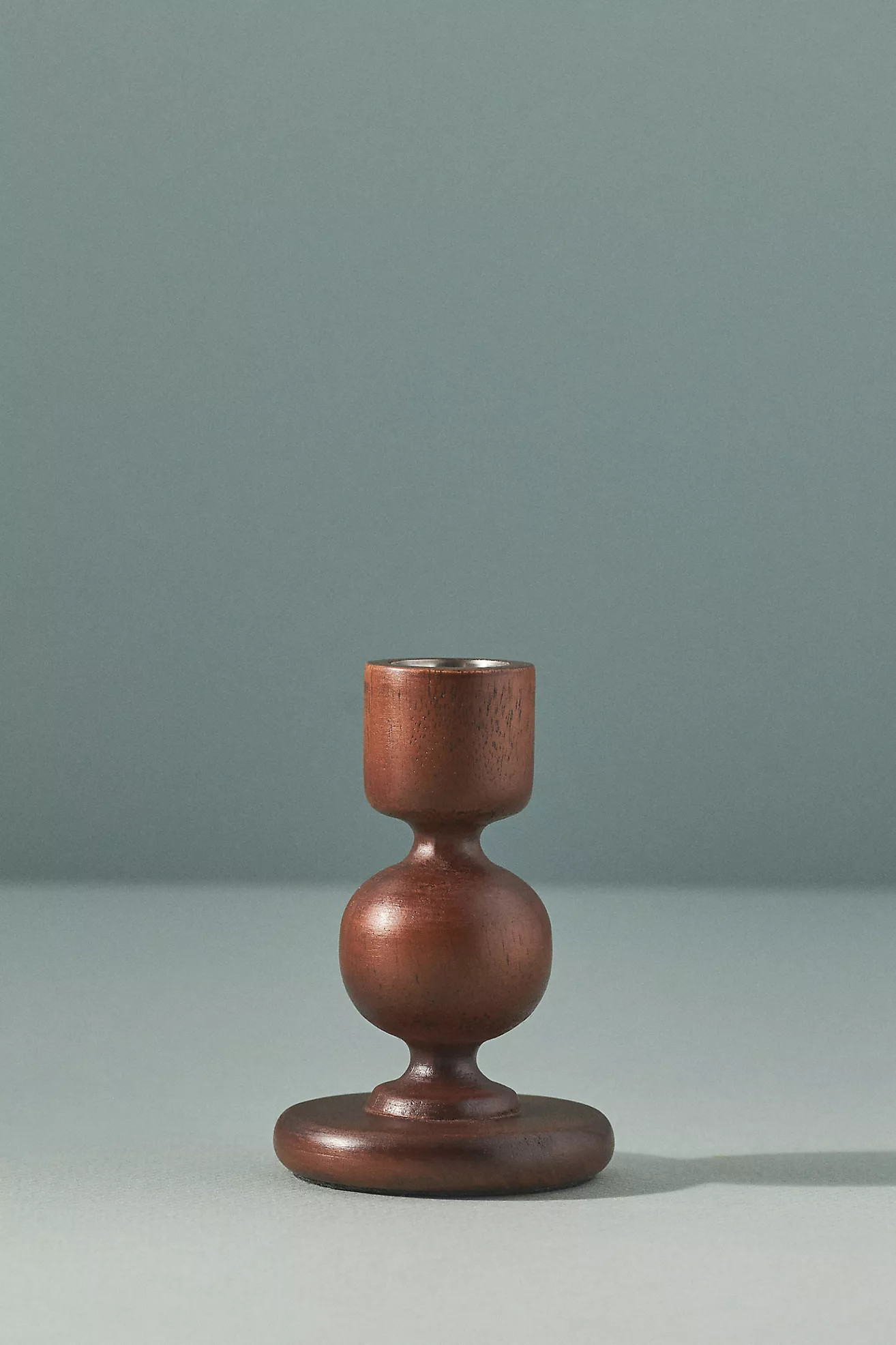 Astrid Wood Candlestick Holder | Anthropologie (US)