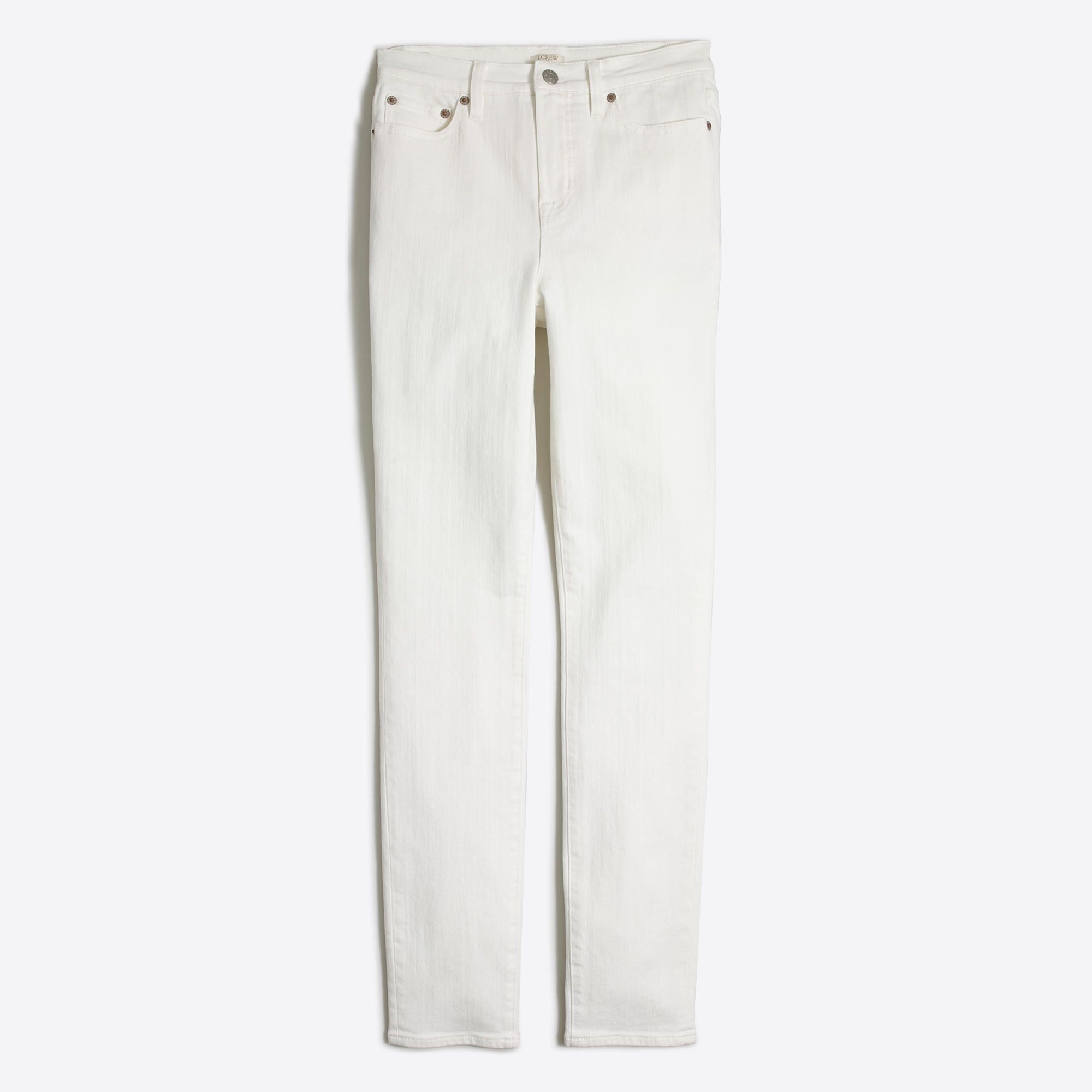 White wash high-rise skinny jean with 28" inseam | J.Crew Factory