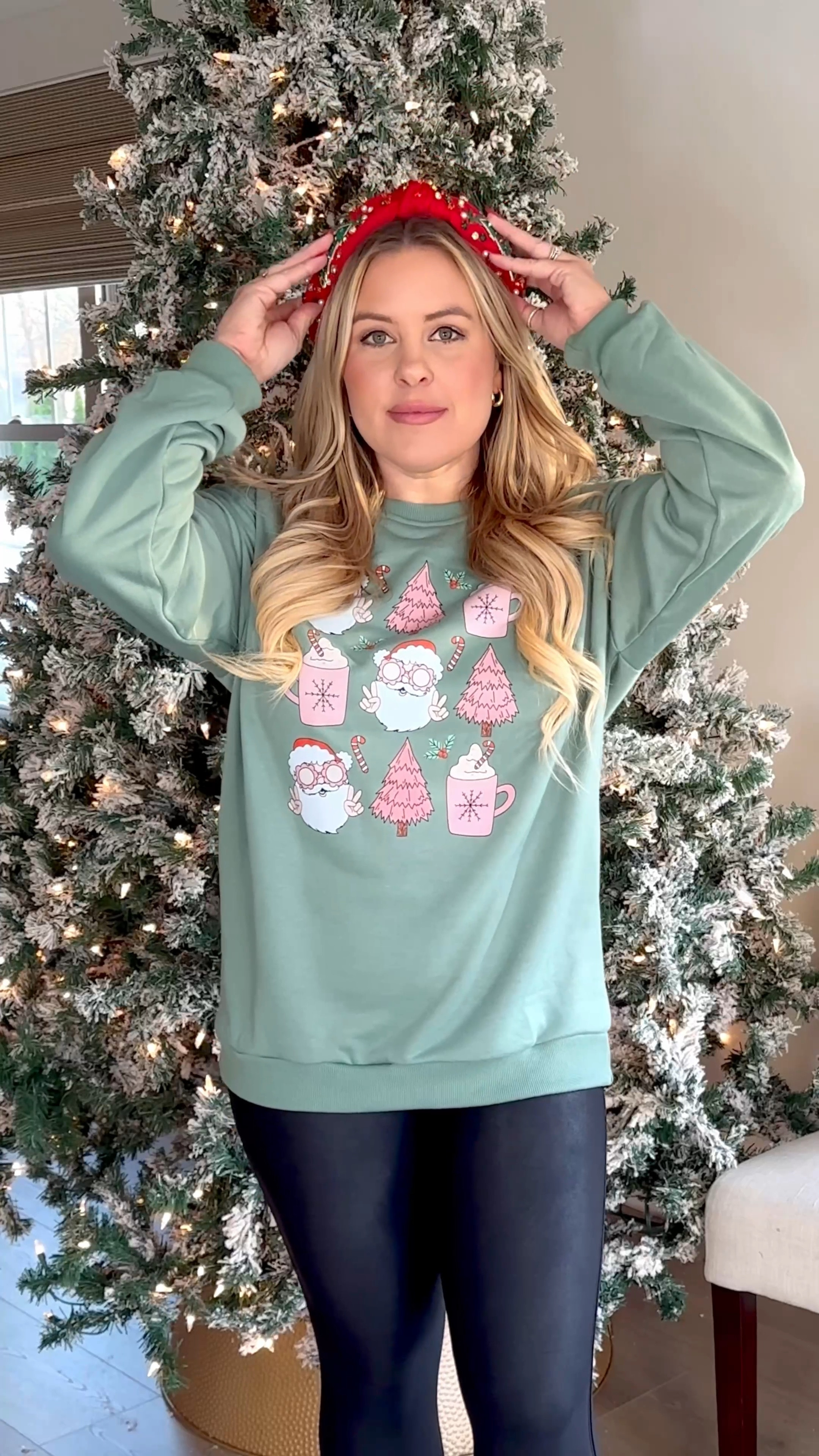 Amazon holiday outfit. Amazon holiday sweatshirt 