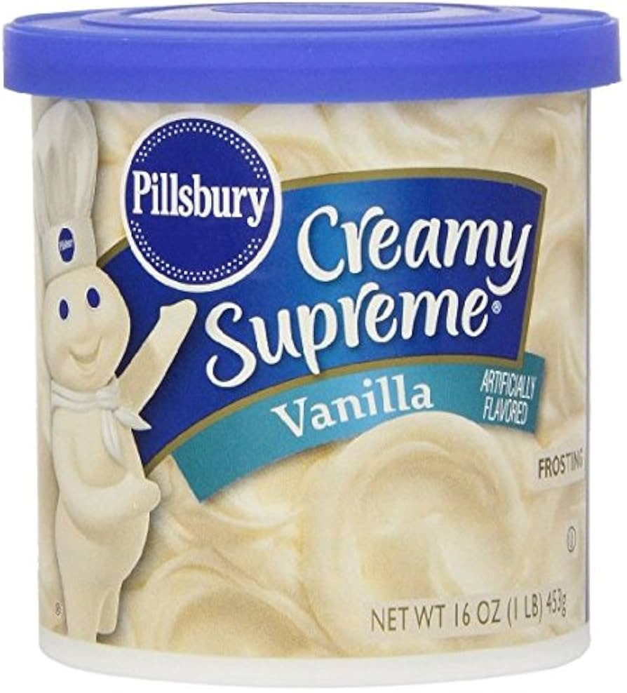 Pillsbury Creamy Supreme Vanilla Frosting 16oz - 2 pack | Amazon (US)