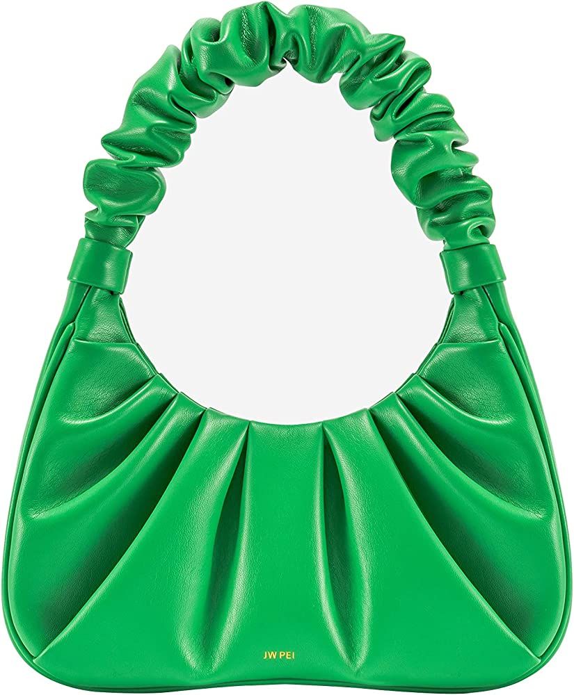 Green Ruched Hobo Handbag  | Amazon (US)