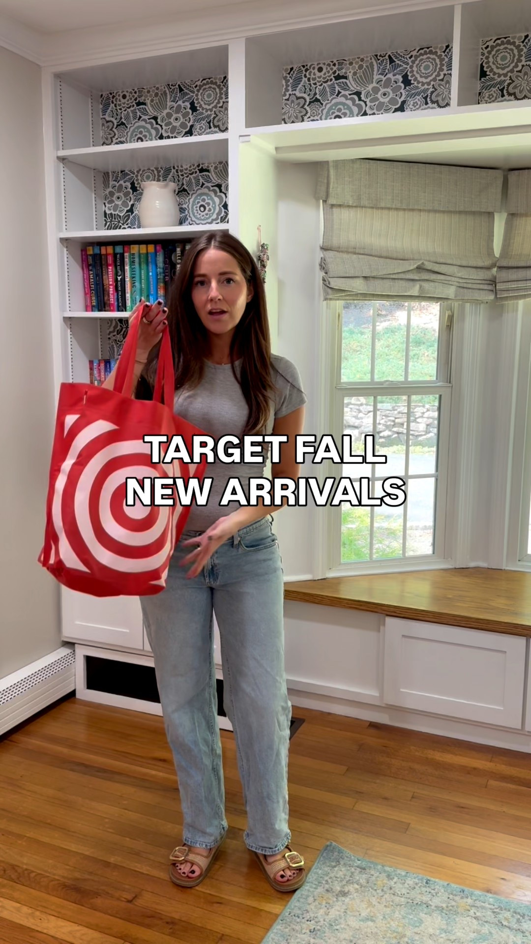 weekly target haul is here 🛒✨ sharing cozy fall sweaters, a chic affordable bag, and a comfy matching lounge set you’ll want to live in. all pieces are budget-friendly, versatile, and perfect for everyday outfits. #TargetFinds 💕 #TargetHaul #TargetStyle #AffordableFashion #FallOutfits #EverydayStyle

Sizing info: 
Sized up to M in all of the sweaters/tops except the striped cardigan & first gray and yellow cardigans 
Should’ve sized up to M in the sweats 
Sized up to 4 in the cargo pants and they just didn’t work with my bump 🙁
Jeans - sized up a size and they still fit with my bump! 
Shoes are all TTS 

#LTKStyleTip #LTKFindsUnder50 #LTKFindsUnder100