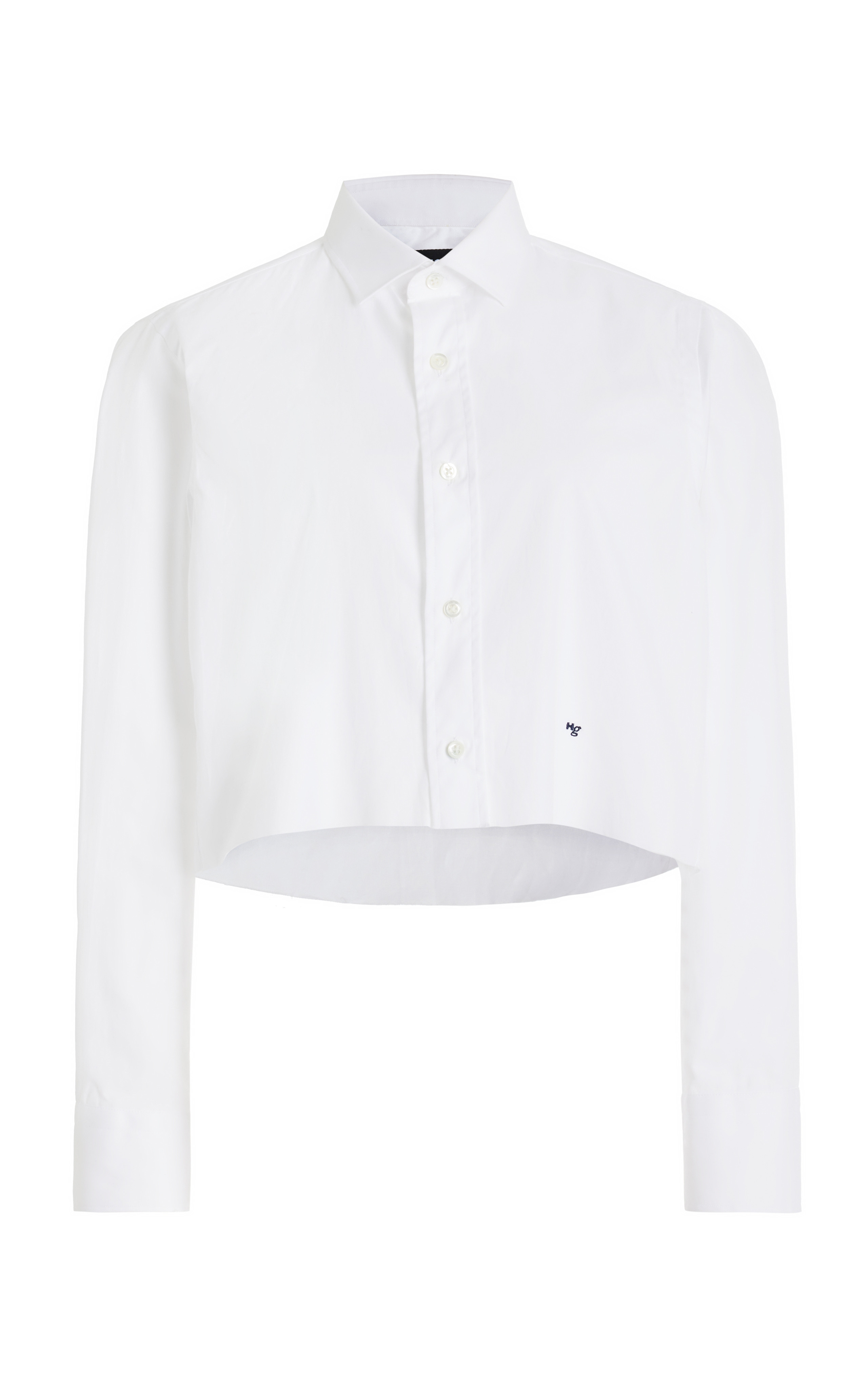 Cropped Cotton Shirt | Moda Operandi (Global)