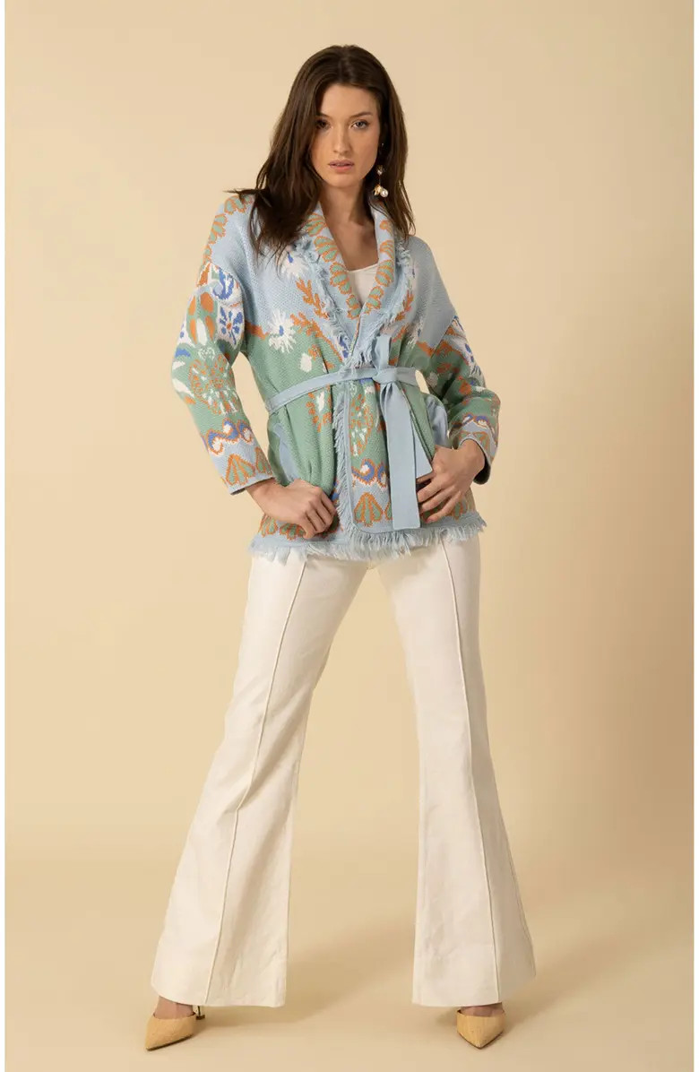 Halebob Irene Jacquard Wrap Sweater | Nordstrom | Nordstrom