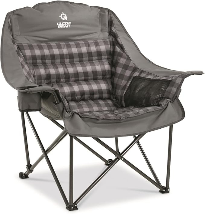Guide Gear Oversized XL Comfort Padded Camping Chair, 400-lb. Capacity. | Amazon (US)