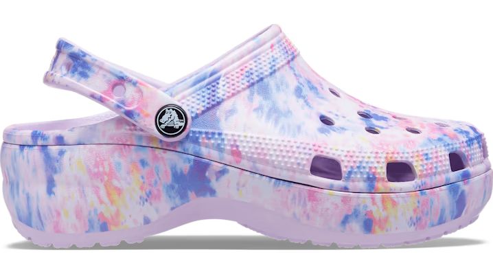 Women's Classic Platform Tie-Dye Graphic Clog | Crocs (US)