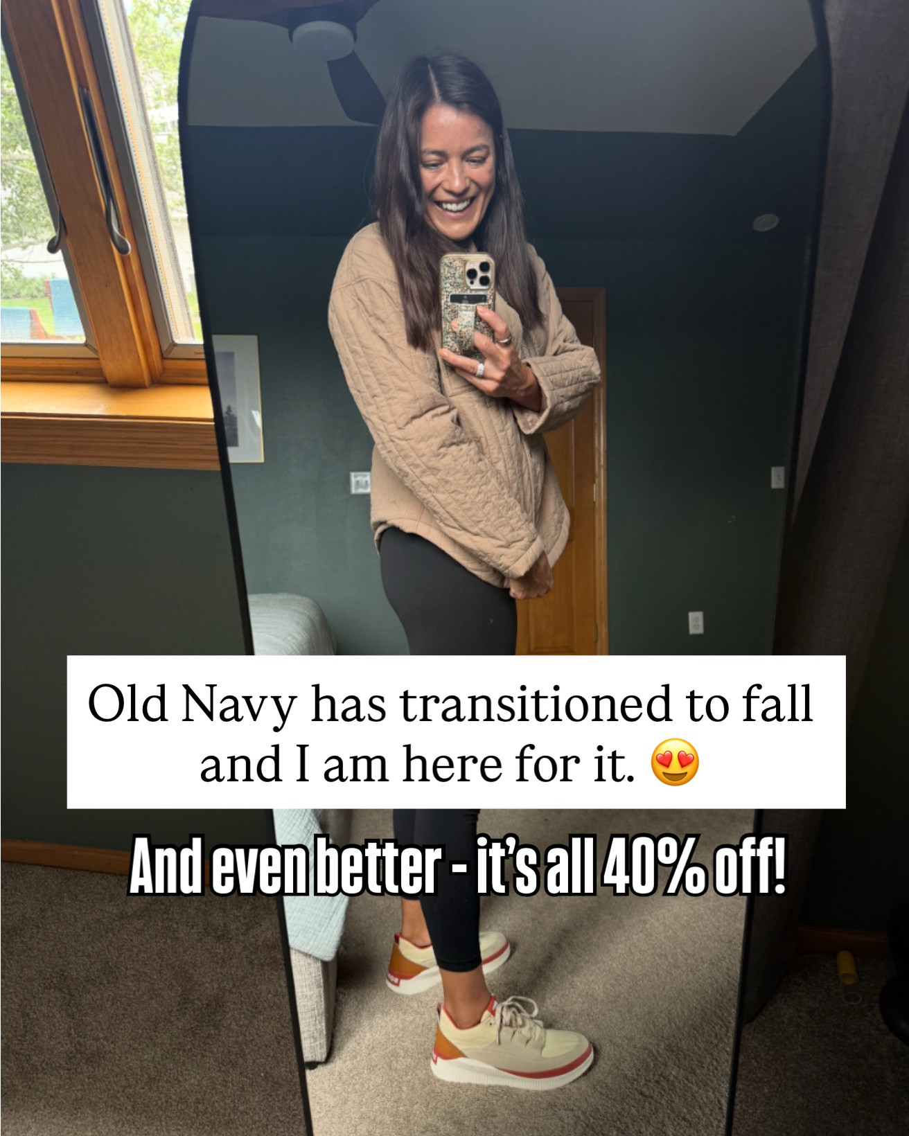 Old Navy sale is going on now with 40% off and I’ve rounded up my favs! Just comment SHOP and I’ll send you the links. 🔗✨ 

A few comfies, work-wear and every day picks! In the men’s items, I size down one to a small, as well as the pink jacket. I don’t love things super oversized just as a personal preference! 

#LTKSeasonal #LTKFindsUnder50 #LTKStyleTip