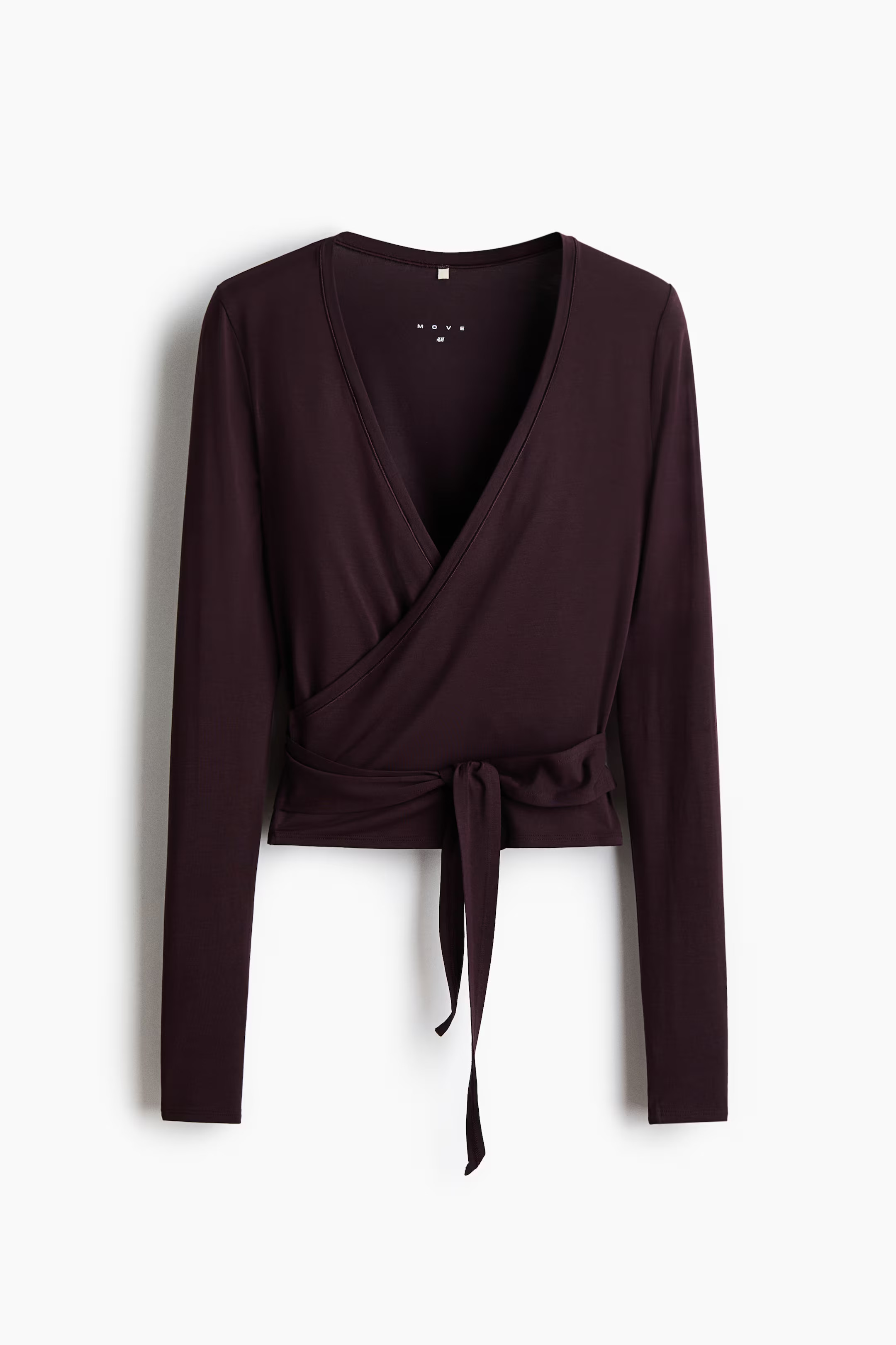 Sports wrap top in modal | H&M (UK, MY, IN, SG, PH, TW, HK)