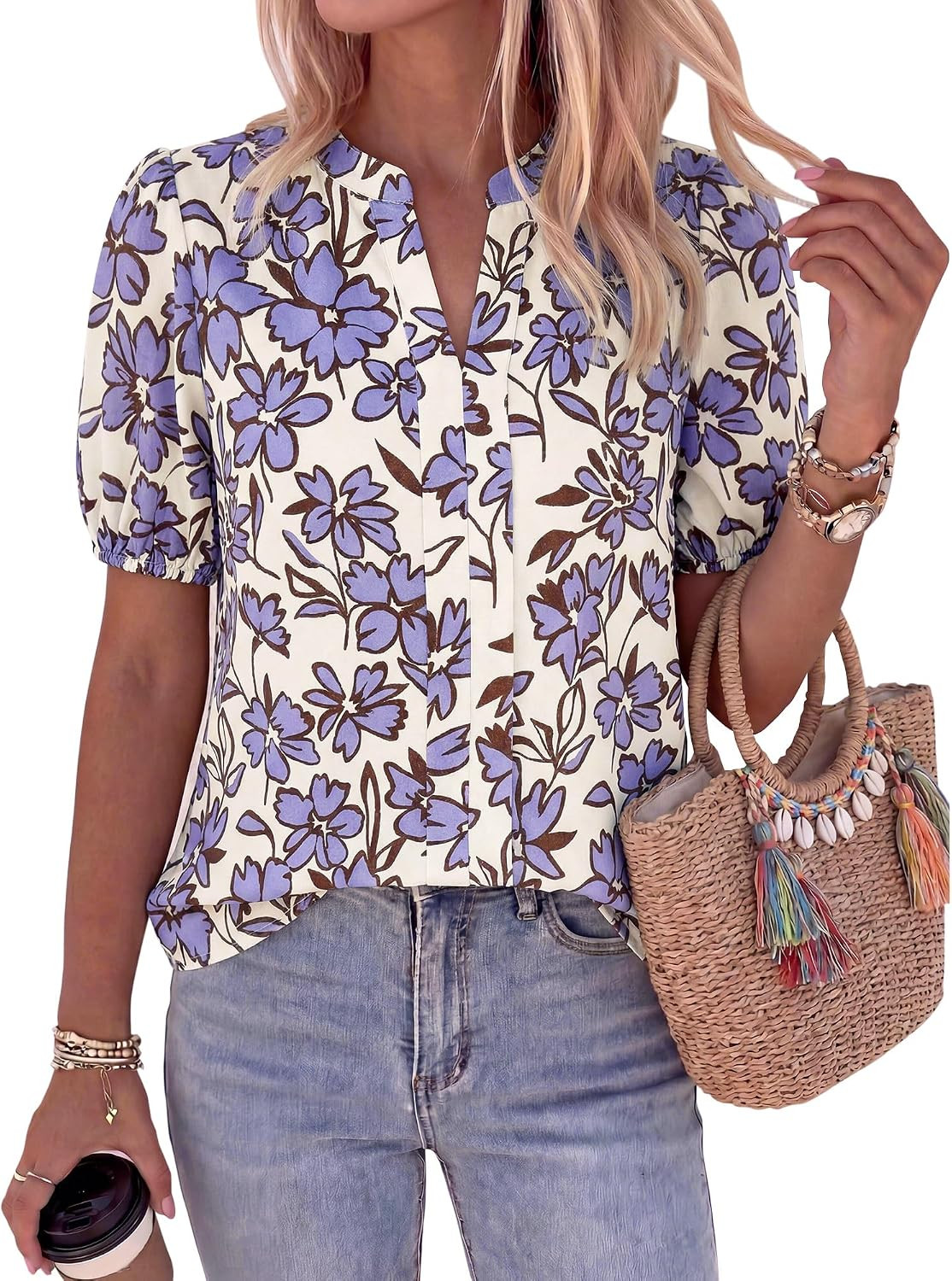 BTFBM Womens Shirts 2026 Summer Going Out Tops Trendy Satin Blouses | Amazon (US)