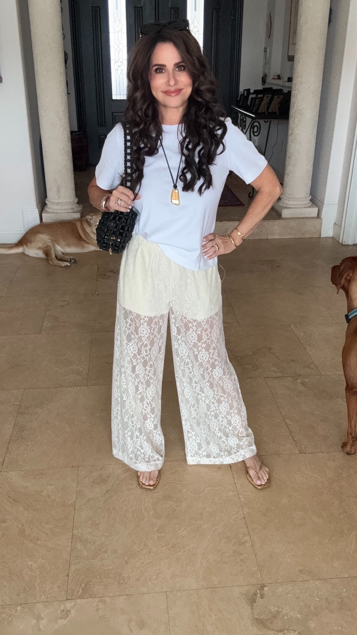 My style me Saturday. What i actually wore . Top sm , pants XS

#LTKootd #LTKOver40 #LTKPetite