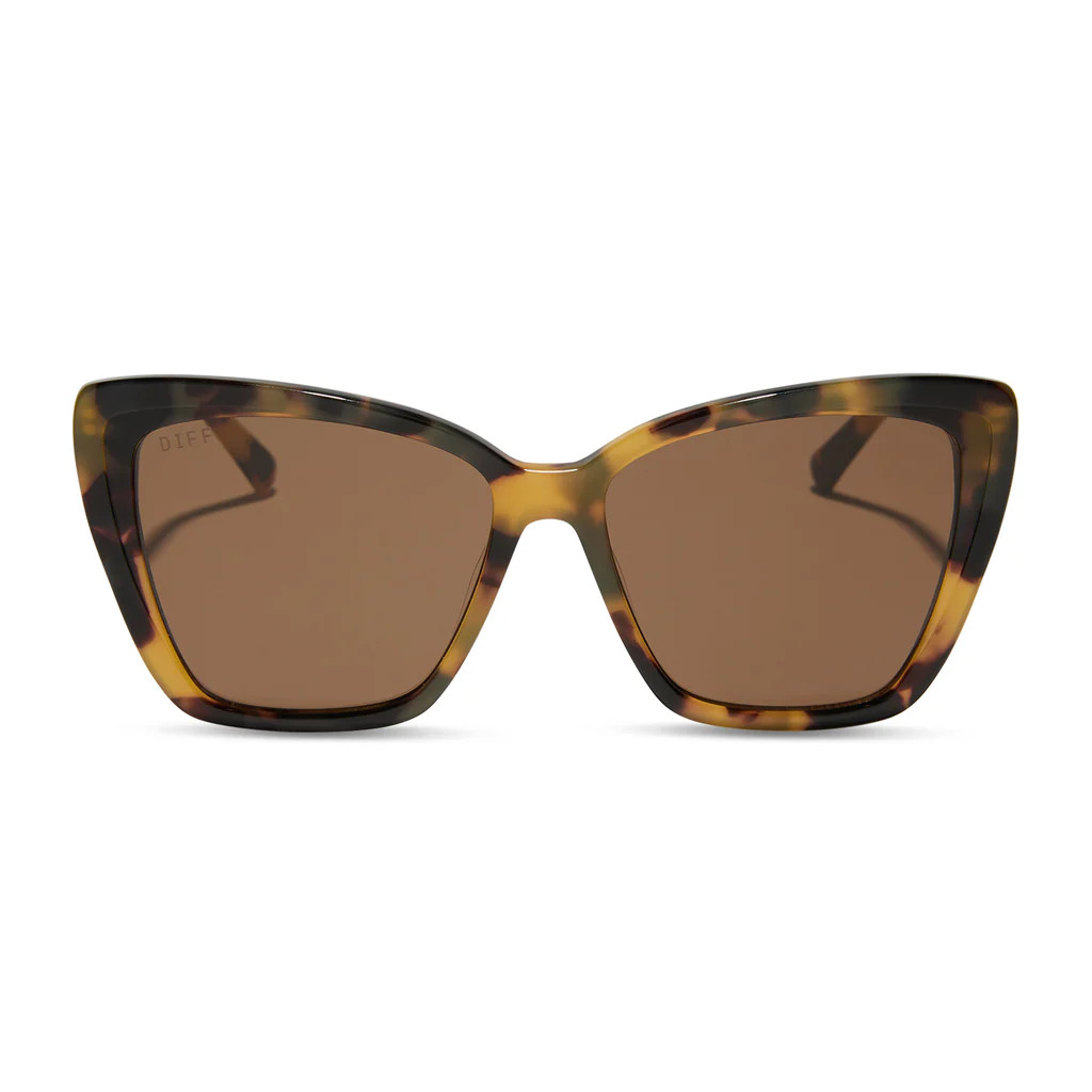 BECKY II - BROWN KOMBU + BROWN + POLARIZED SUNGLASSES | DIFF Eyewear