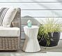 Fluted Outdoor Side Table | Pottery Barn (US)