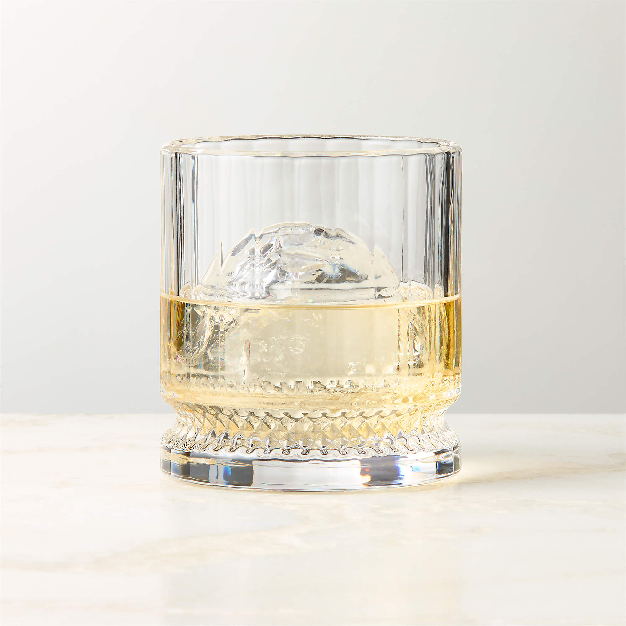 Vincent Double Old-Fashioned Glass + Reviews | CB2 | CB2
