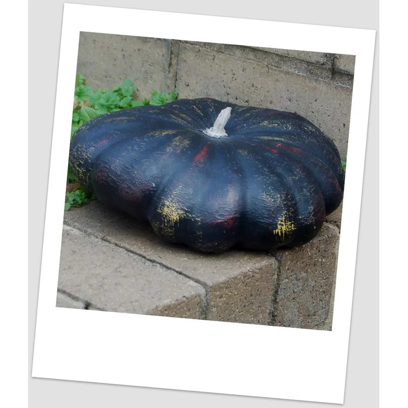 Flat Pumpkin Figurine | Wayfair Professional