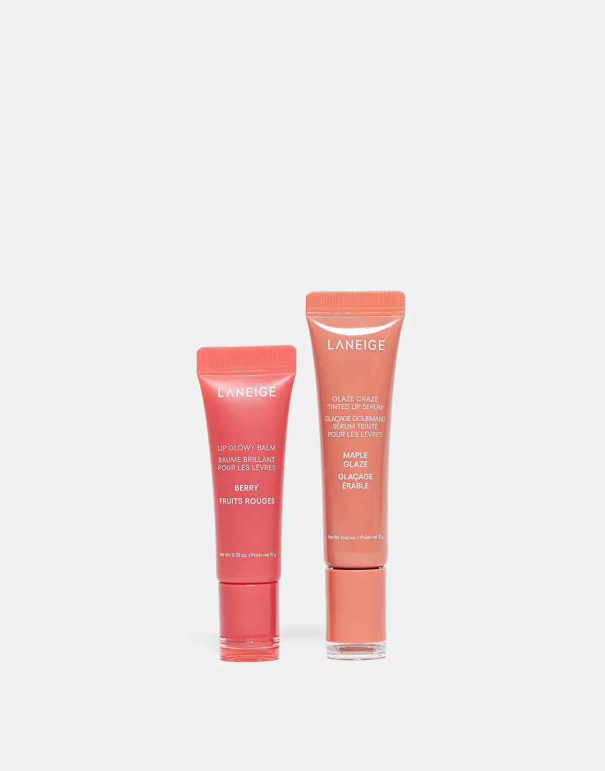 Laneige x ASOS Exclusive Glowy + Glazed Lip Duo-No colour | ASOS (Global)