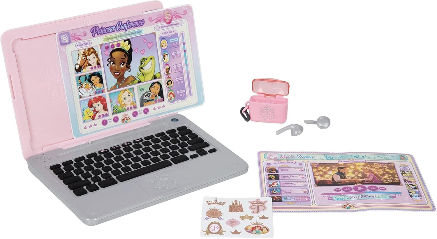 Disney Princess Style Collection Laptop with Phrases, Sound Effects & Music! Girls Toy Pretend La... | Amazon (US)