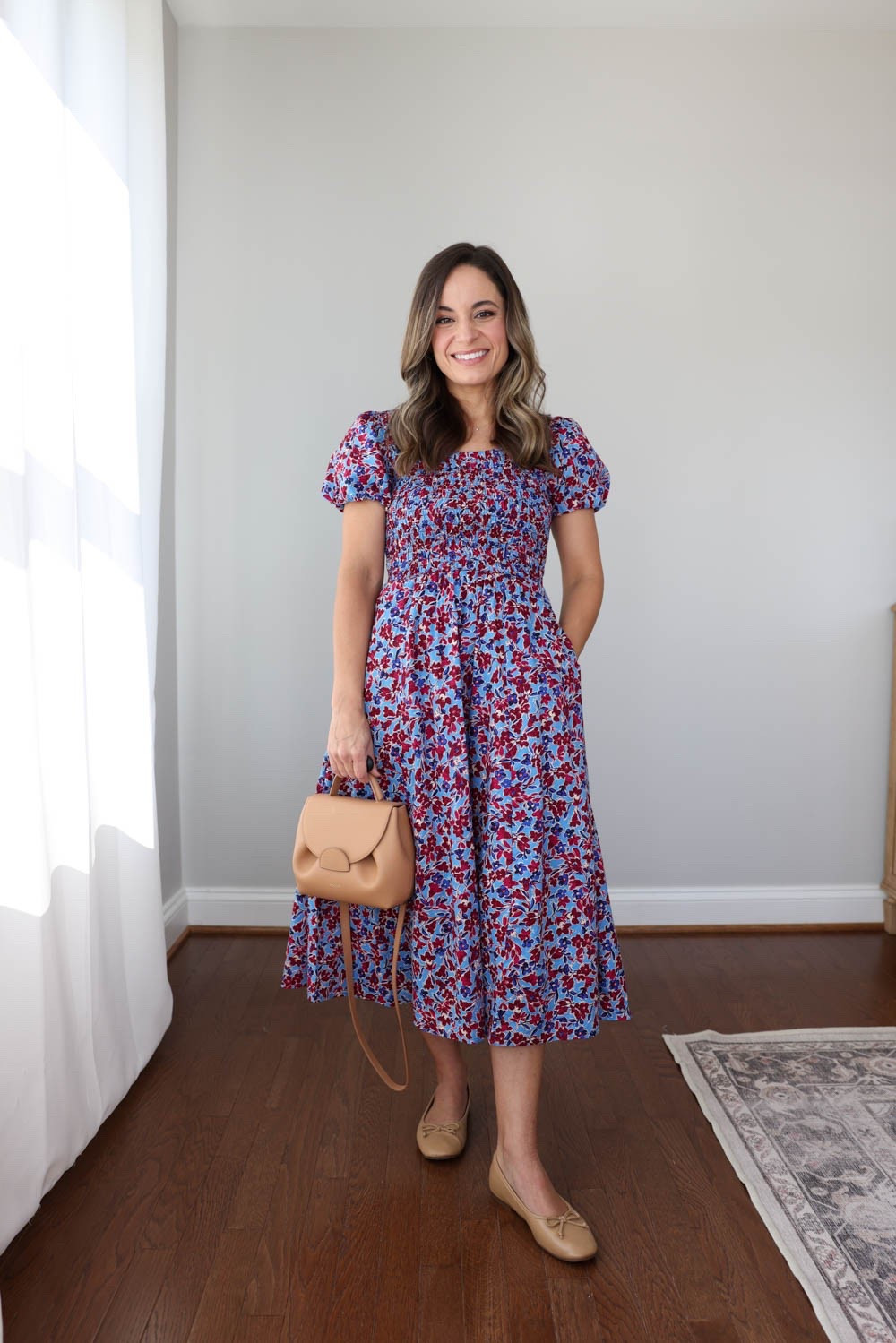 Three fall midi dresses for petites! 

Floral dress: petite xxs (recommend sizing up)

#LTKPetite